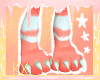 *Kx* Sweet Pink Paw Feet