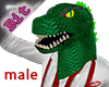 Godzilla male head