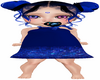 Kids Blue Galaxy Dress