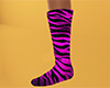 Pink Tiger Stripe Socks TALL (F)