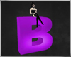 g3 Purple 3D Letter B