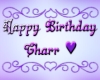 Happy Birthday Charr