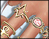 Pink Nails+Rings