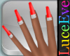V2 Red Chispia Nails