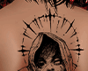 Evil Nun Back Tattoo