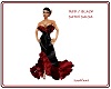 RED / BLACK SALSA DRESS