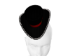 SNOWMAN BLACK HAT