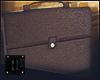 //Brwn Leather Briefcase