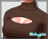 Brown Turtleneck Sweater