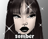 s! aliyah brown + bangs