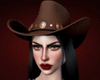 N. Hat Cowgirl Brown