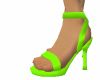 Lime Spike Heel Sandals