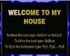 *D* Welcome  to my home 