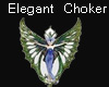 Peacock necklace /choker