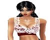 White Lace/Red Tank
