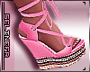 e Wedges heels pink