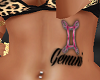Gemini Tummy Tattoo