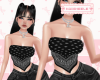 KS* Black Bandana Top