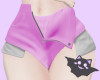 ☽ Shorts Open Pink