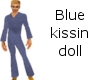 Blue kissin man