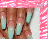 ❤ sunkissed teal ombre