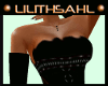 LS~XXL PVCLilBlackDress