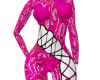 Pink Lace Catsuit RLL