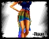 -Aqua- Rainbow Dress