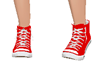 Red Kids Converse
