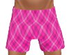 Pink Plaid Boxers