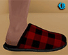 Red Slippers Plaid (M)