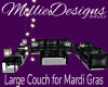 [M]Large Couch~Mardi Gra