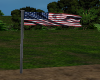 (SR) USA FLAG POLE