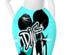 XL PUFF JEANS TEAL