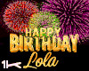 1K Happy BDay Lola Sign