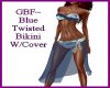 GBF~Twisted Blue bikini