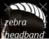 zebra headband