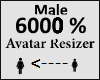 Avatar scaler 6000% Male