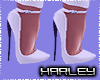 ! White 7 inch Heels