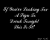 Bar Sign Transparent