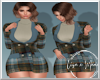 Blazer Dress BluCrmPlaid