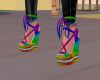 pride,rainbow shoes