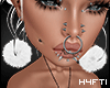 H4 | Silver Earrig Snow
