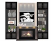 C- Shelves Fireplace
