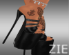 Lara Tat Heels Black