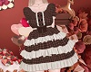 valentine lolita gown bw