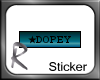 Dopey Sticker