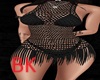 BK> Black Boho Dress