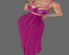 MAGENTA GLITTER DRESS