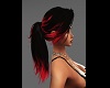 Black/Red Glaris Hair